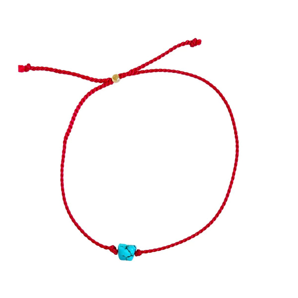 WISH BRACELET in Red by Gold Sister