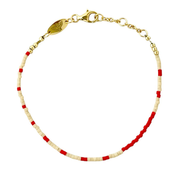HIGH TIMES BRACELET in Red by Gold Sister