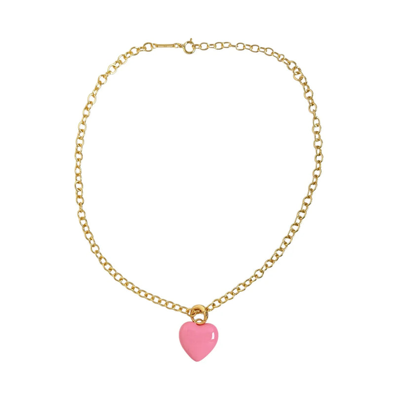 HOT POP NECKLACE in Pink by Gold Sister
