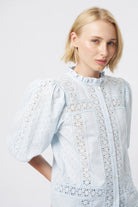 ISABELLA SHIRT in Powder Blue by Kireina