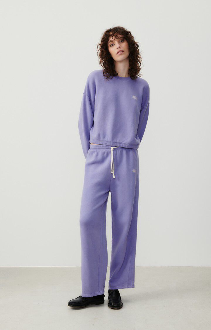 AMERICAN VINTAGE SWEATPANT IZU05A in Vintage Iris