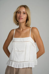 Lilya ICARA TOP in Ivory