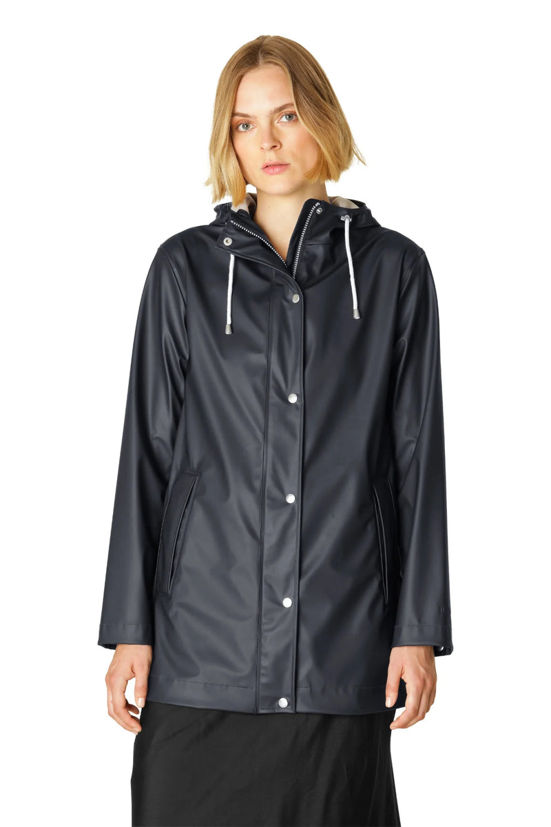 ILSE JACOBSEN RAIN228 RAINCOAT | Dark Indigo