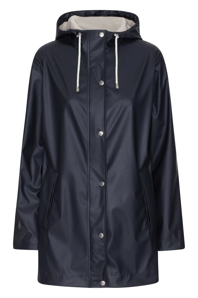 ILSE JACOBSEN RAIN228 RAINCOAT | Dark Indigo