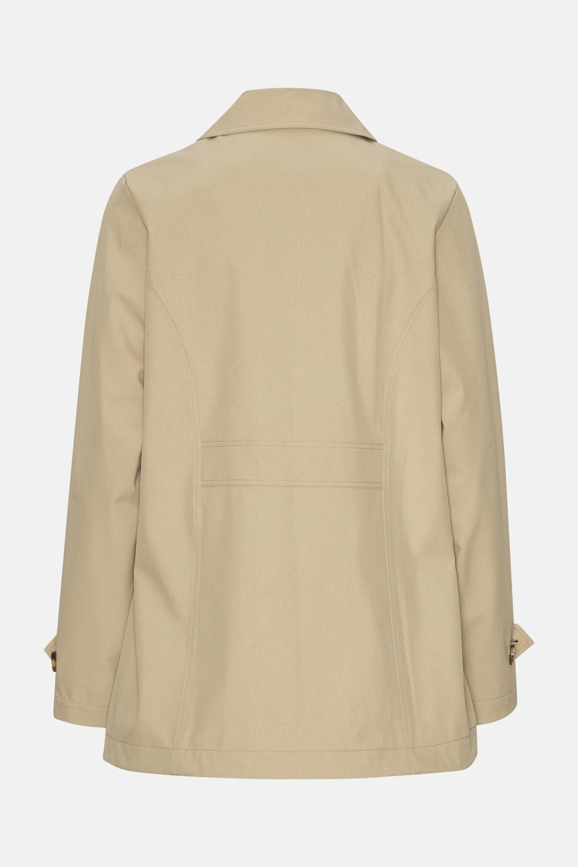 ILSE JACOBSEN TRENCHRAIN02 PEACOAT | White Pepper - Darling & Domain
