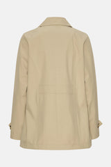 ILSE JACOBSEN TRENCHRAIN02 PEACOAT | White Pepper