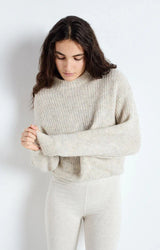PULLOVER EAST18Q in Powder Snow by American Vintage