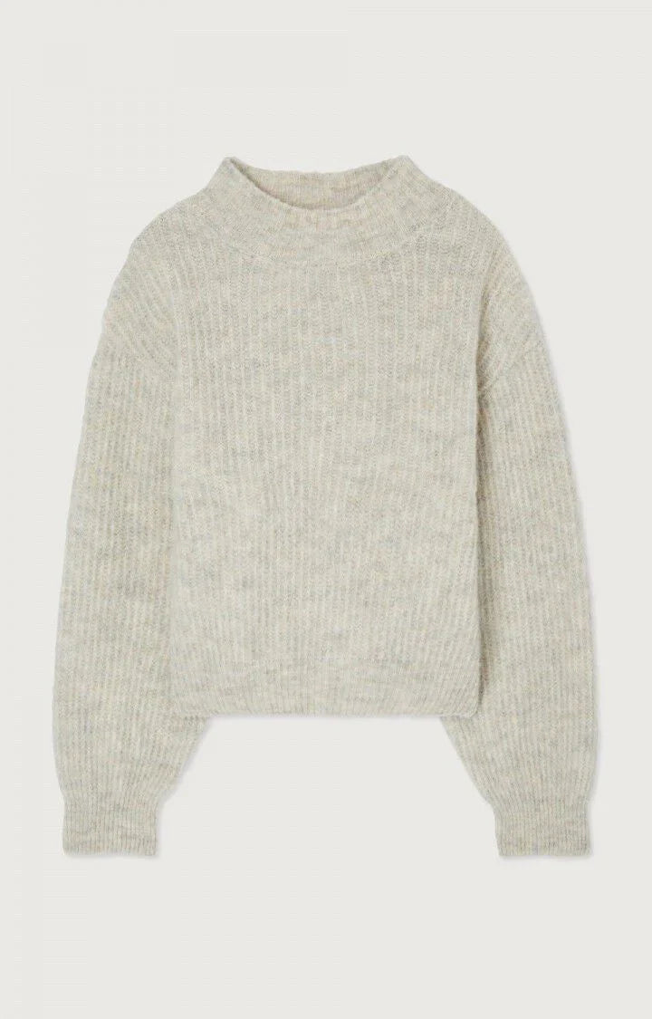 PULLOVER EAST18Q in Powder Snow by American Vintage