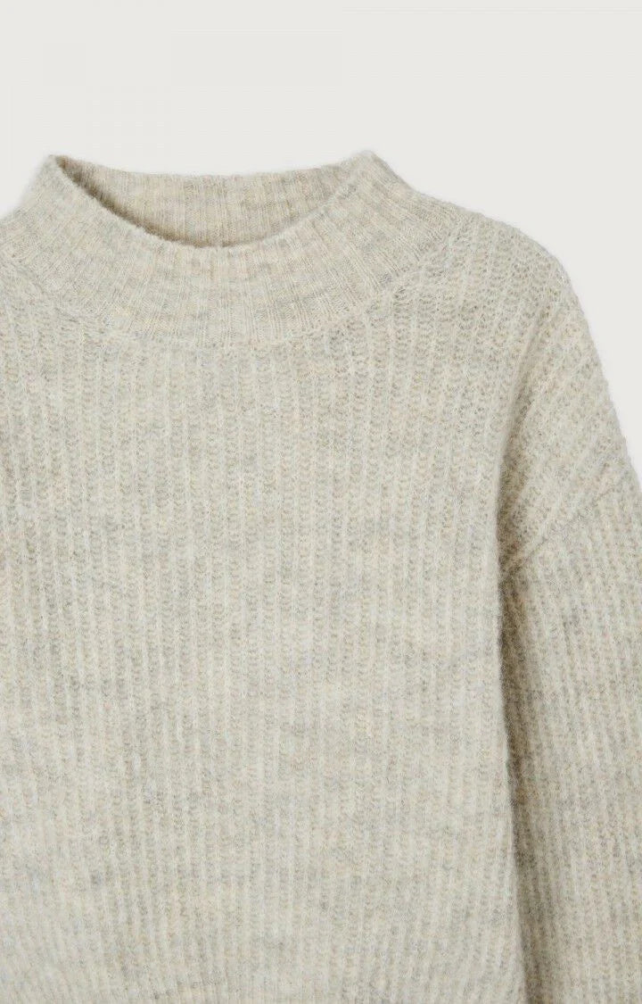 PULLOVER EAST18Q in Powder Snow by American Vintage