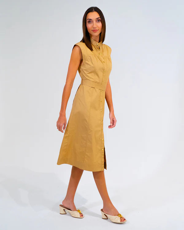 IRIS DRESS in Camel by ARLINGTON MILNE