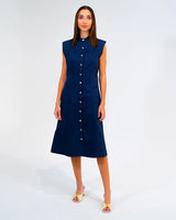 IRIS DRESS in Navy by ARLINGTON MILNE