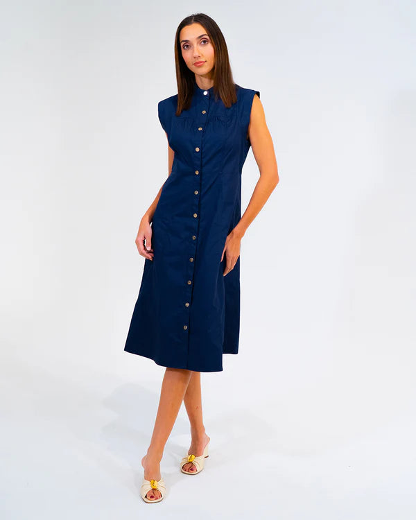 IRIS DRESS in Navy by ARLINGTON MILNE