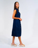 IRIS DRESS in Navy by ARLINGTON MILNE