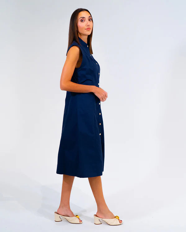 IRIS DRESS in Navy by ARLINGTON MILNE