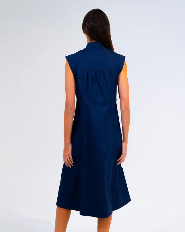 IRIS DRESS in Navy by ARLINGTON MILNE