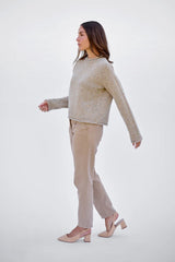 ISLANDER PULLOVER in Pebble by Maxton Clothing