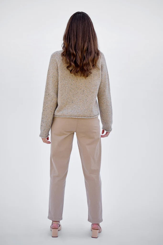 ISLANDER PULLOVER in Pebble by Maxton Clothing