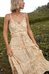 Lilya IVY DRESS in Delphinium Lemon Bush