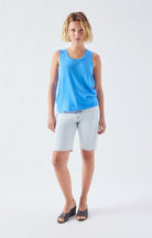 JACKSONVILLE TANK TOP JAC47V in Vintage Sea by American Vintage