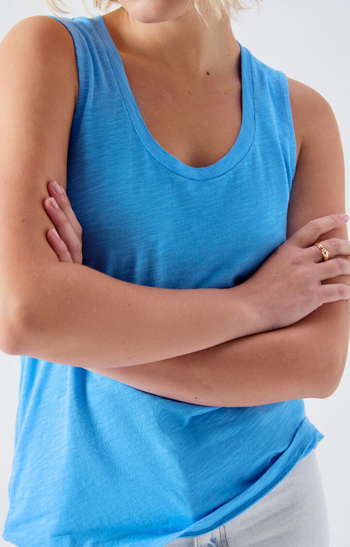 JACKSONVILLE TANK TOP JAC47V in Vintage Sea by American Vintage