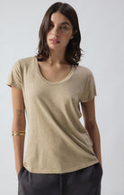 JACKSONVILLE JAC48V SHORT SLEEVE TEE in Vintage Rye by American Vintage