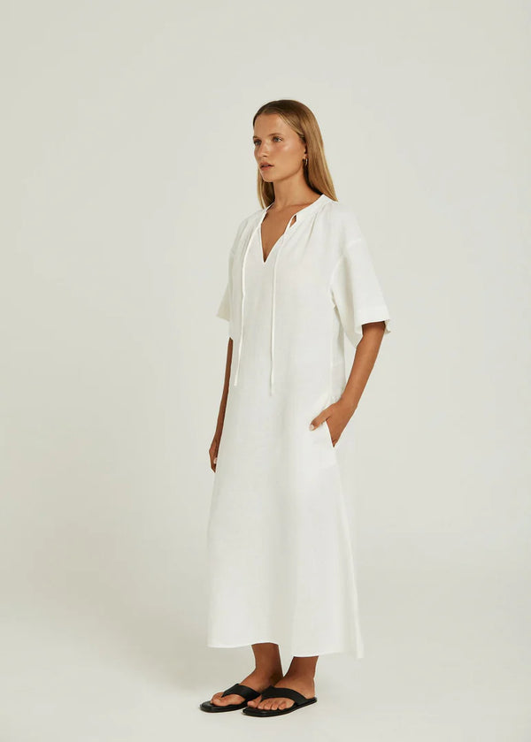 JOSIE DRESS in White by Pippa Ridley