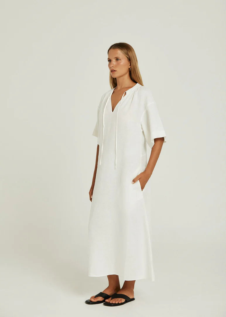 JOSIE DRESS in White by Pippa Ridley