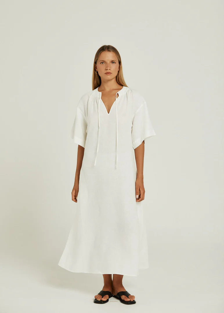 JOSIE DRESS in White by Pippa Ridley