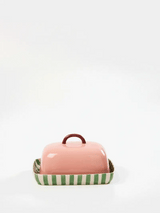 BLOOMIE PINK BUTTER DISH