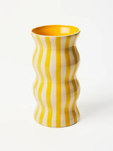 PALMA YELLOW STRIPE VASE