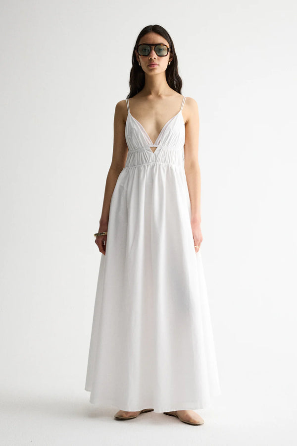 Elka Collective CLOVE DRESS in White