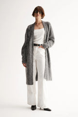 SIMONE KNIT CARDIGAN | Charcoal Marle