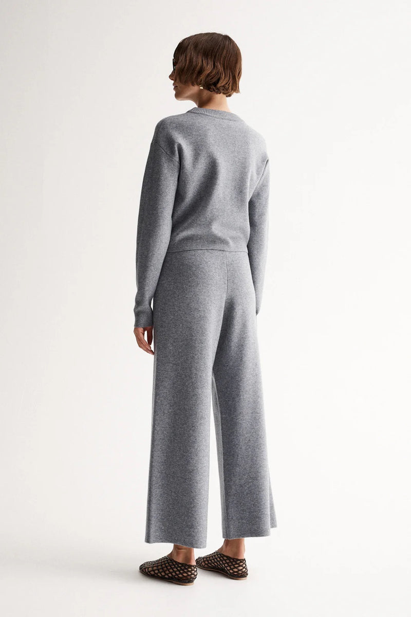 Elka Collective RHYDER KNIT in Charcoal Marle