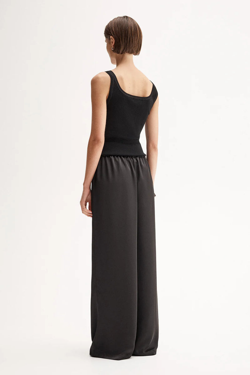 CORALIE KNIT TOP | Black
