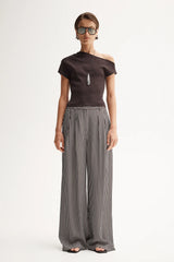 SERENA KNIT TOP in Chocolate by Elka Collective