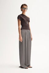 SERENA KNIT TOP in Chocolate by Elka Collective