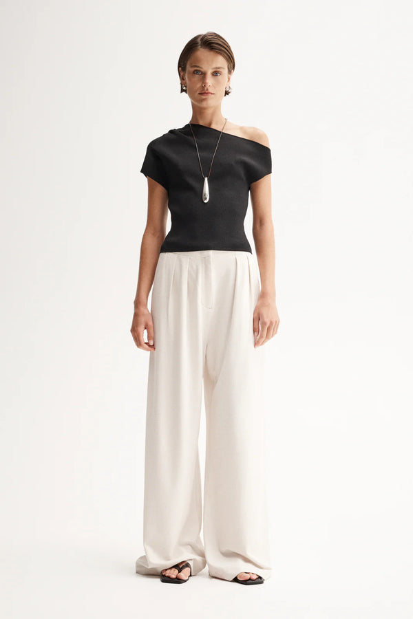 SERENA KNIT TOP in Black by Elka Collective