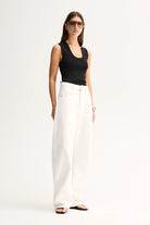 HAYES KNIT TOP in Black by Elka Collective