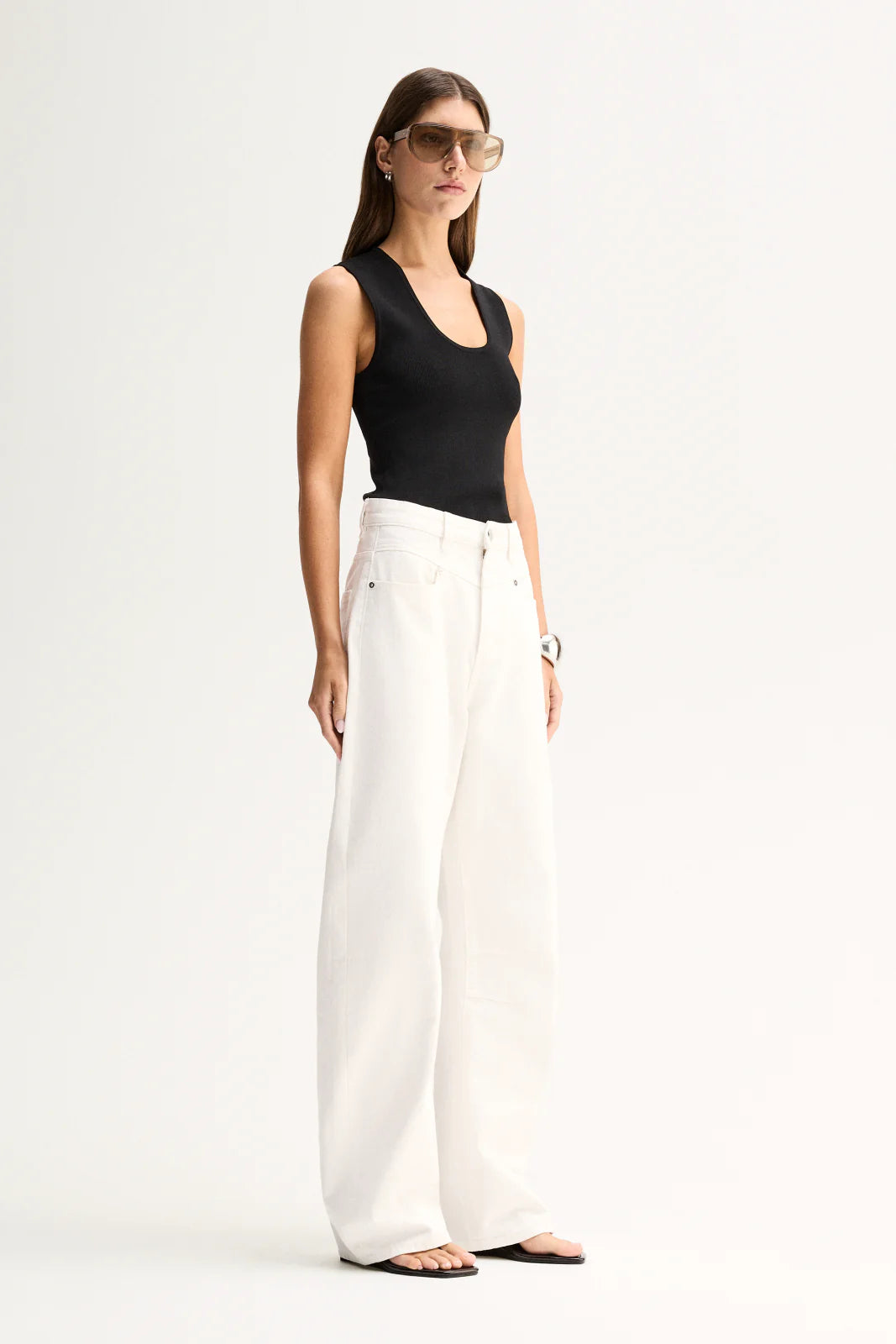 HAYES KNIT TOP in Black by Elka Collective