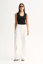 HAYES KNIT TOP in Black by Elka Collective