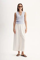 WINSLET KNIT TOP in Cornflower by Elka Collective