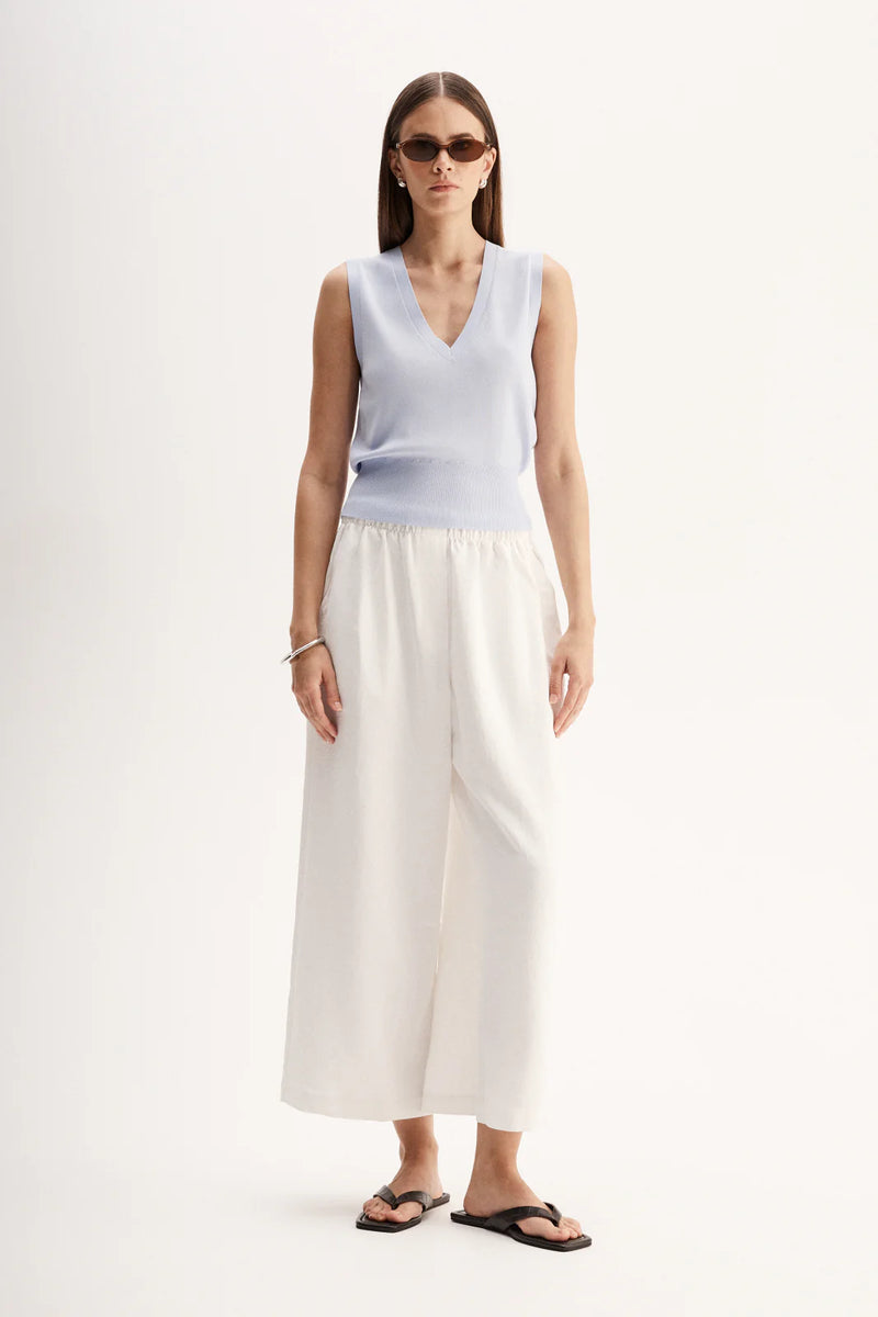 WINSLET KNIT TOP in Cornflower by Elka Collective