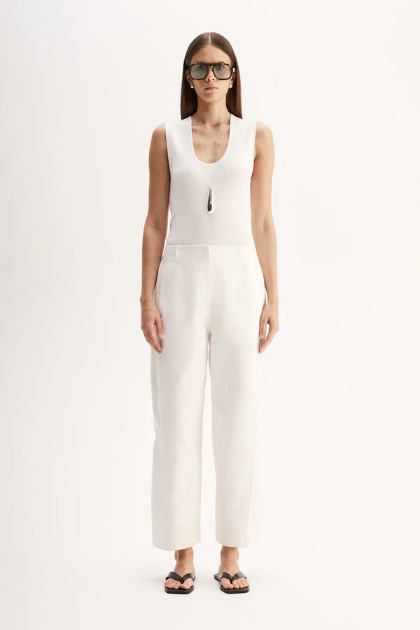 MARSHALL PANT in White by Elka Collective