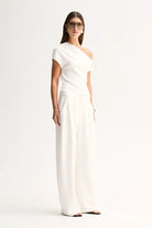TALIA KNIT TOP in White by Elka Collective