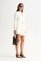 ROSS SHORT in White by Elka Collective