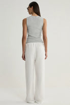SOLARA KNIT TOP in Chrome by Elka Collective