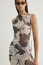 VALERIE DRESS in Ecru Floral by Elka Collective