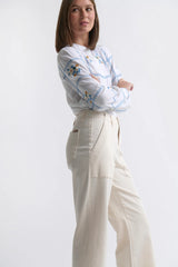 Kireina Celeste Pant in Ecru