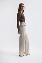 Kireina Harper Jean in Leather Pocket Sand