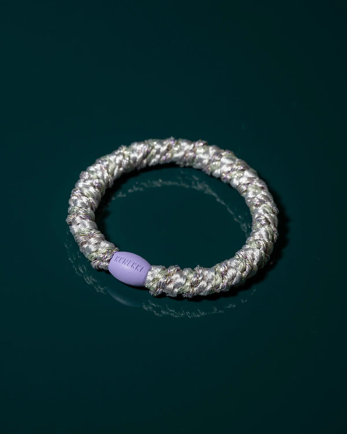 KKNEKKI Original Hair Ties in Mix Lavender Ballet Pink Glitter